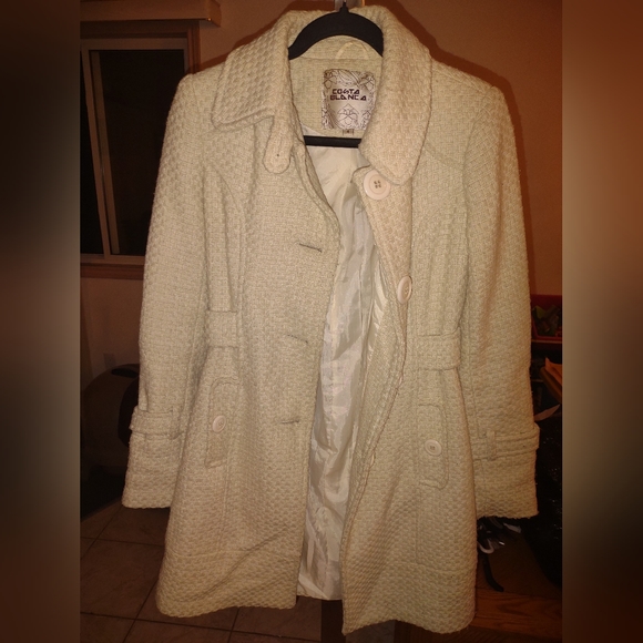 Costa Blanca beige button trench coat - Picture 2 of 9